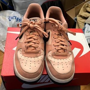 Nike Air Force Pink Limited Edition Shoes (size 9 men)